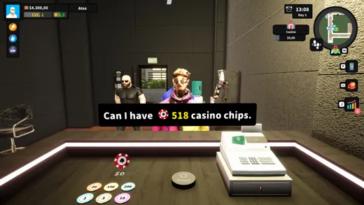 Cashier with AUD and Bitcoin